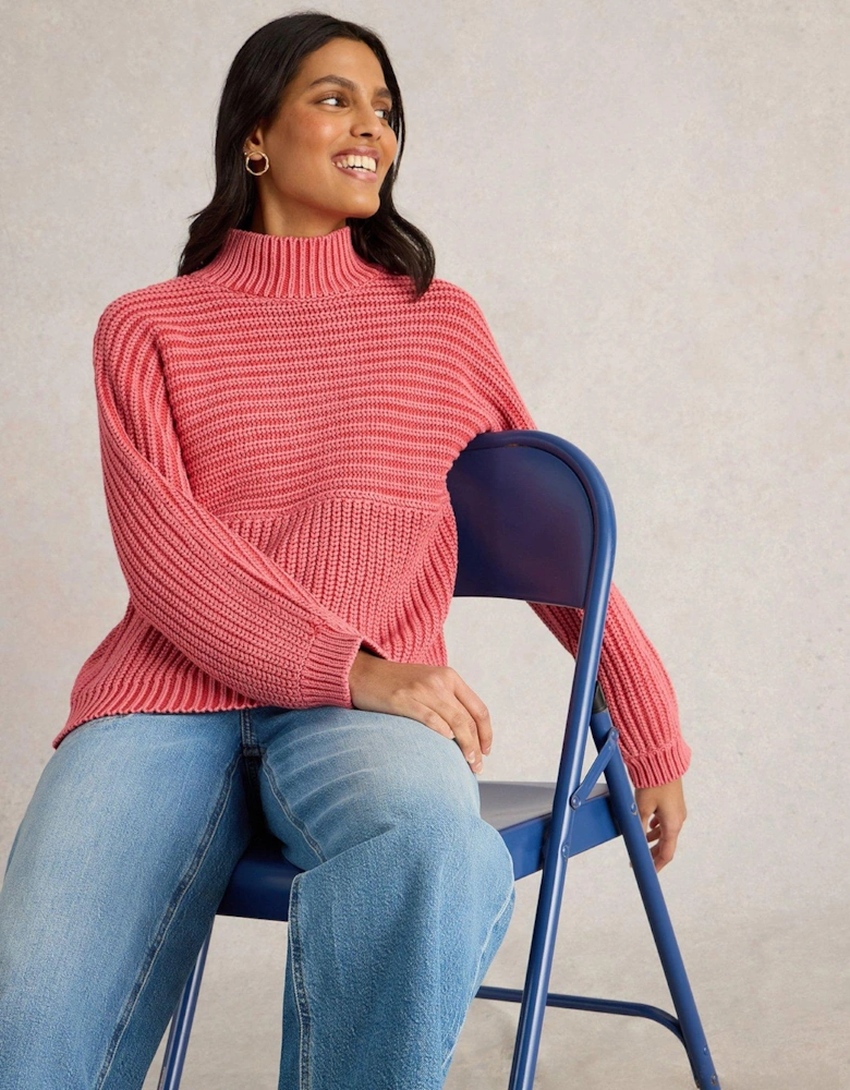 Marley Mix Cotton Jumper - Pink