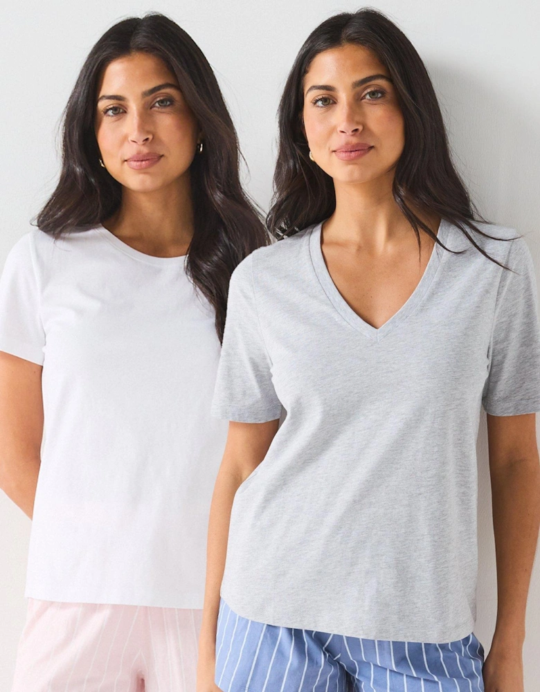 Jersey 2 Pack Cotton T-shirts