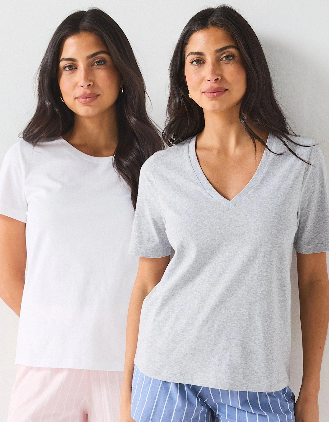 Jersey 2 Pack Cotton T-shirts, 2 of 1