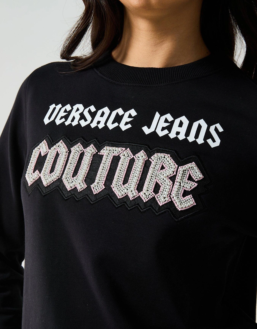 Big Pearl Logo Sweat - Black