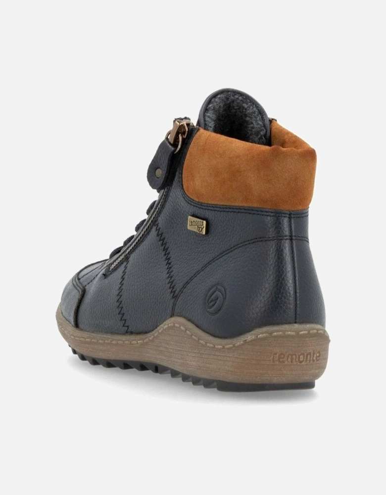 R1457-14 Ladies waterproof boot in blue