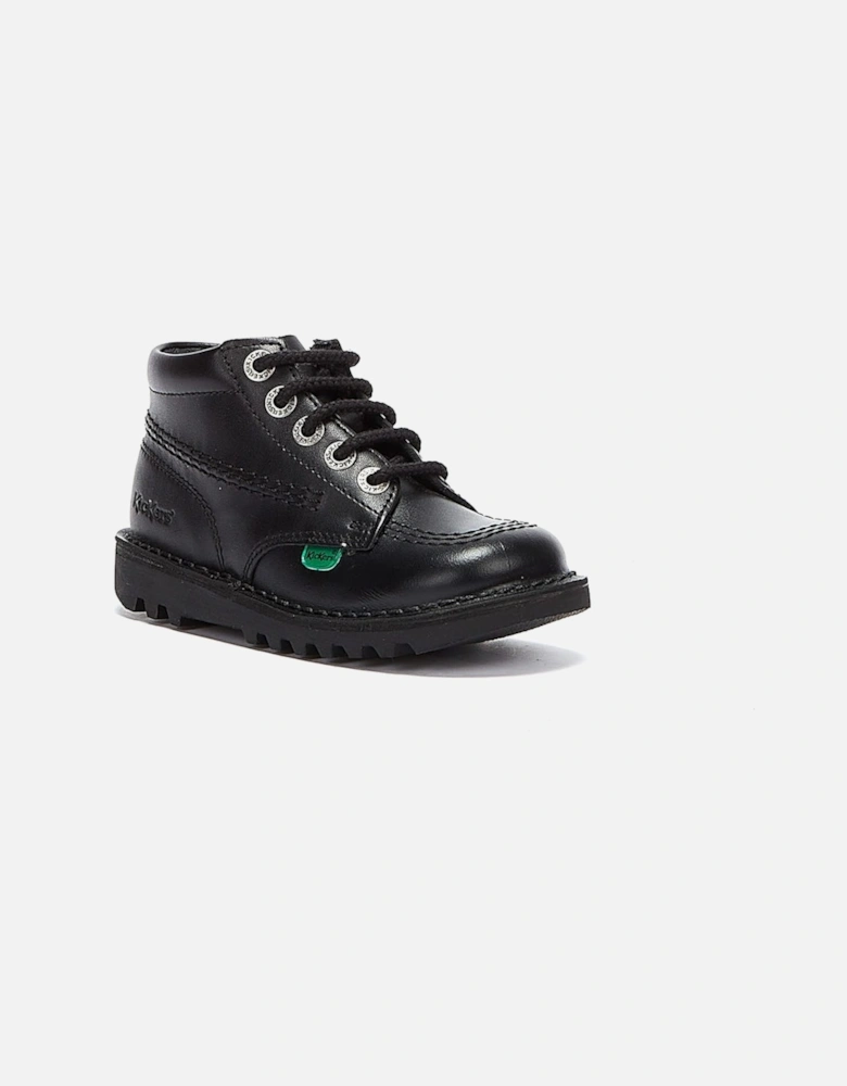 Kick Hi Zip Infant Black Boots