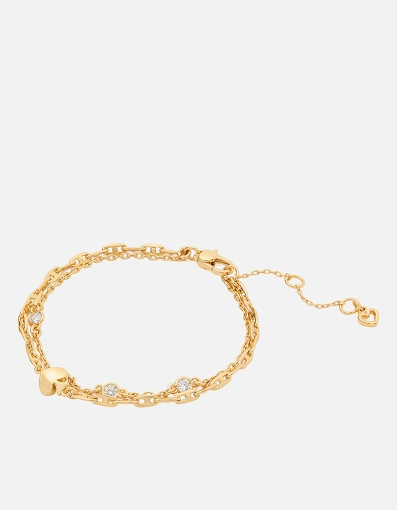 New York Gold-Tone O Spade Bracelet