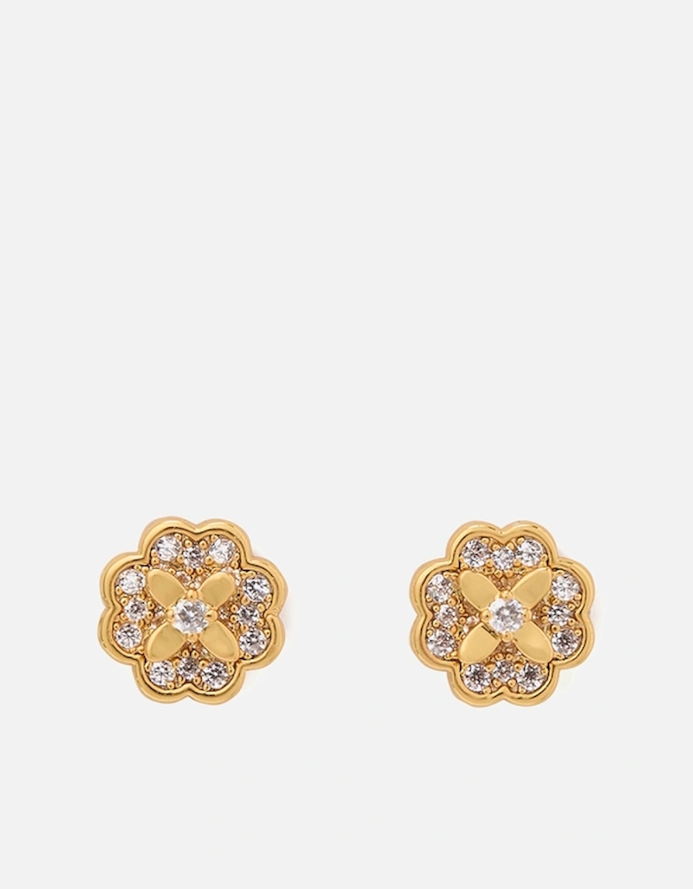 New York Heritage Bloom Gold-Tone Studs