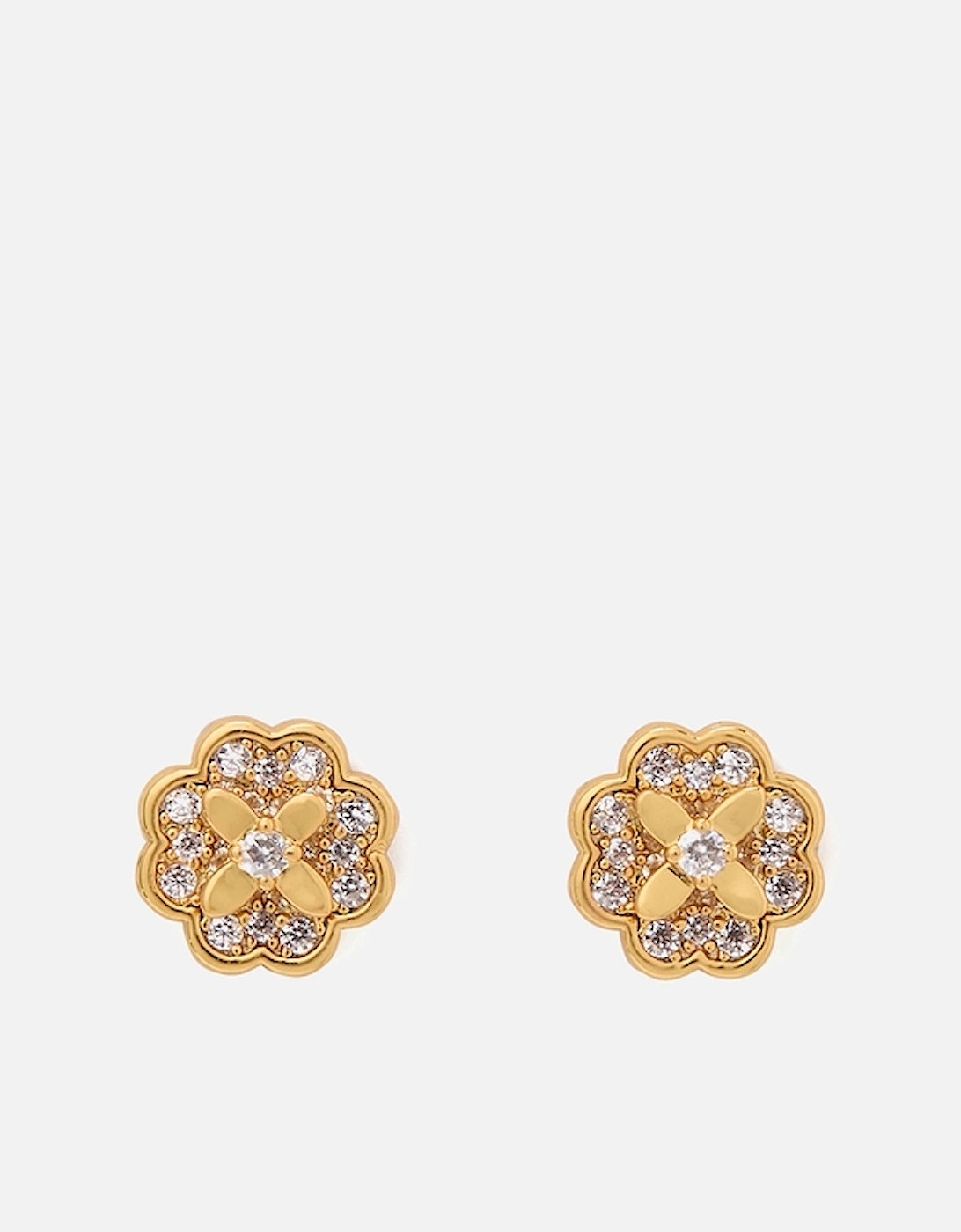 New York Heritage Bloom Gold-Tone Studs, 2 of 1