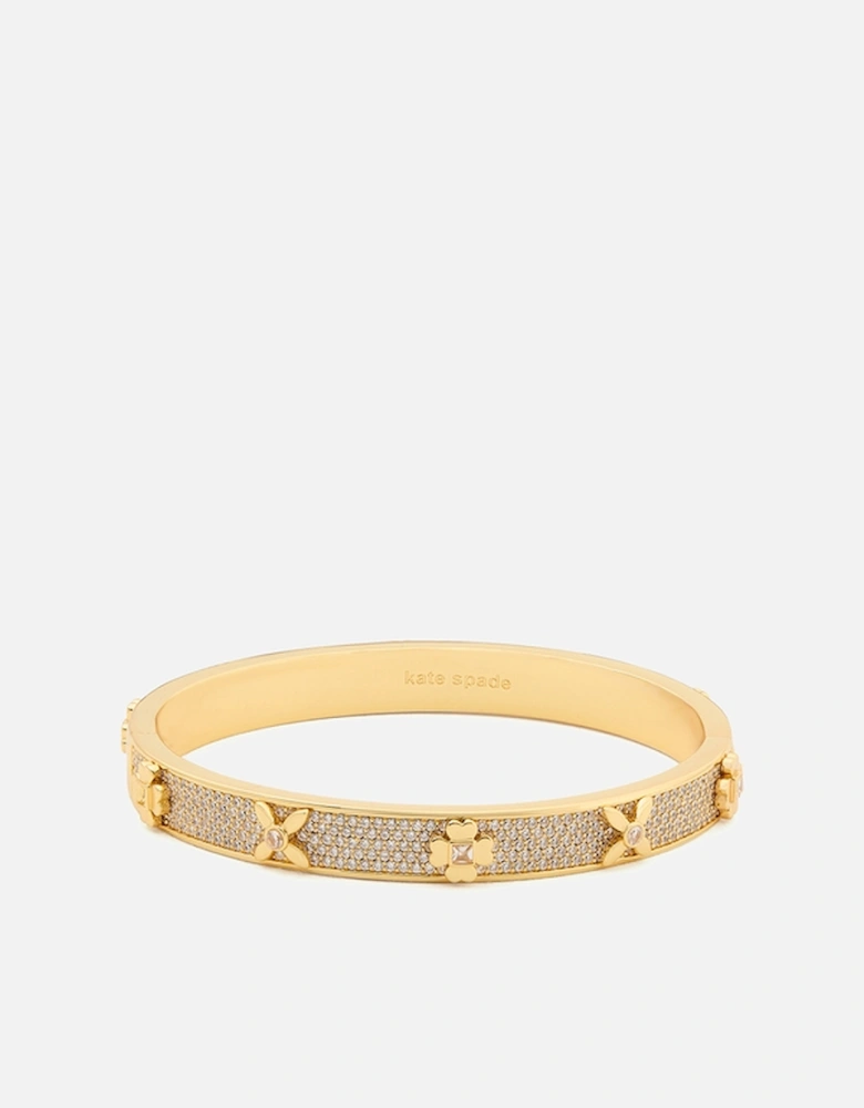 New York Heritage Bloom Gold-Tone Bangle