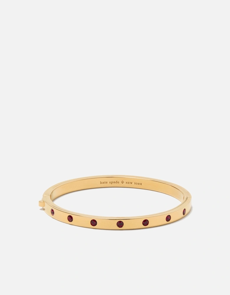 New York Set In Stone Gold-Tone Bangle