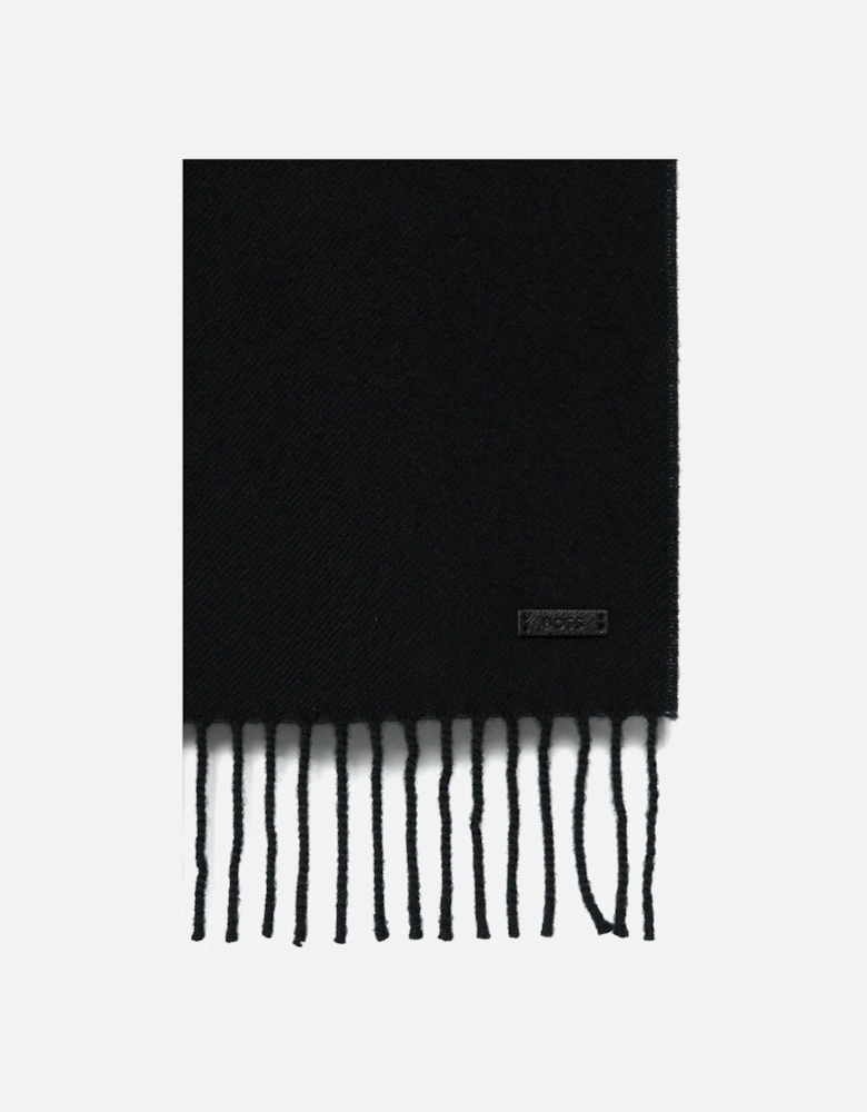 100% Wool Nester Scarf Black