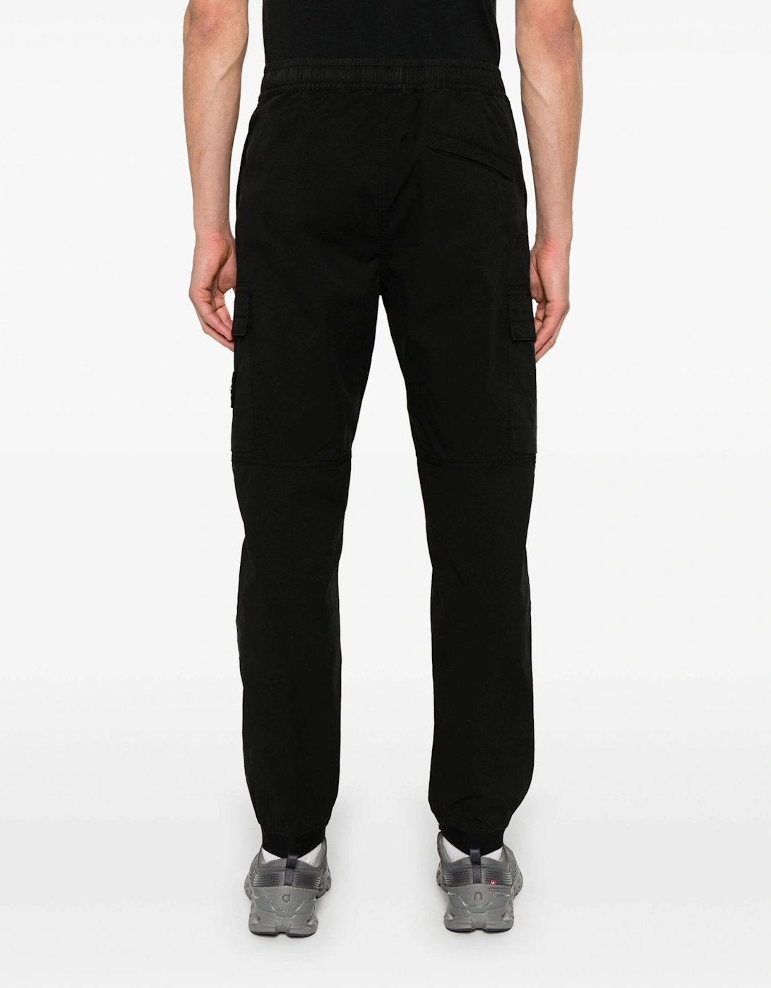 Cuffed Combat Pants Black