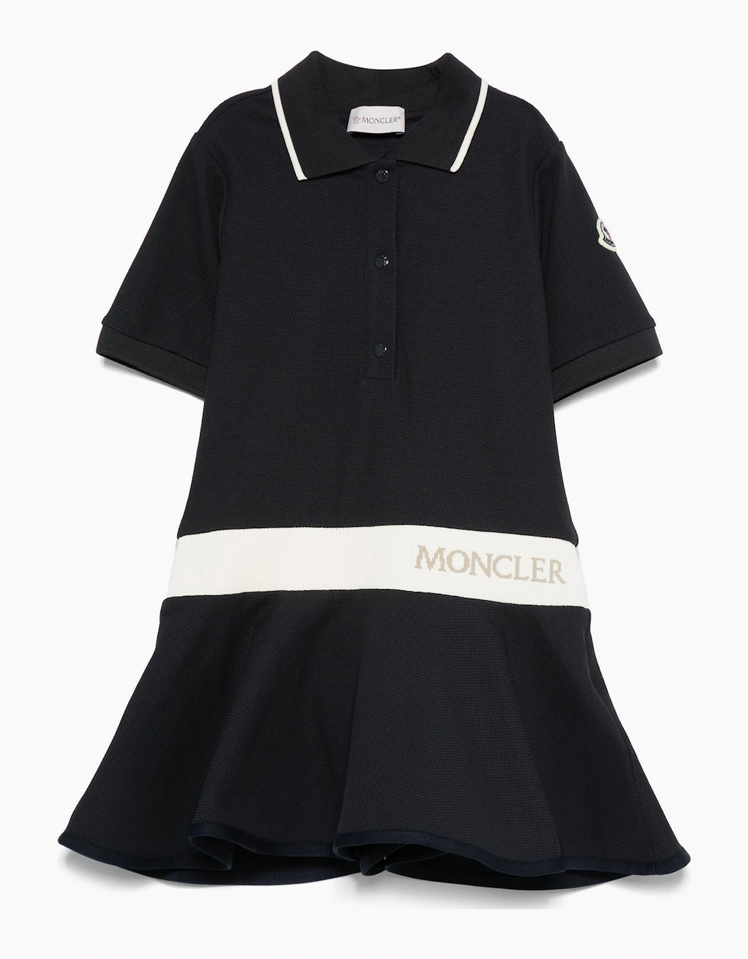 Moncler Girl's Kids Tennis Dress Black - Navy - Size: 8 years