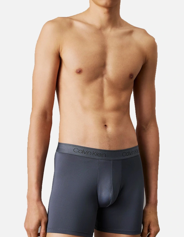 Microfiber Boxer Brief Black/Olive/Grey