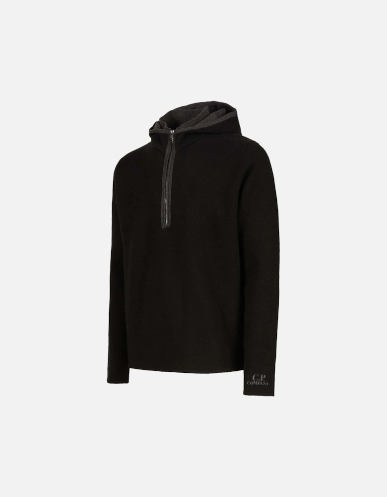 Double Layer Half-Zip Hoodie