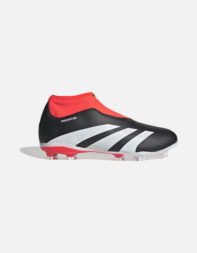 Juniors Predator League Laceless FG Football Boots