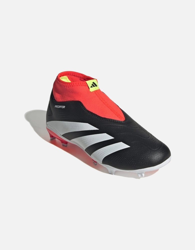 Juniors Predator League Laceless FG Football Boots