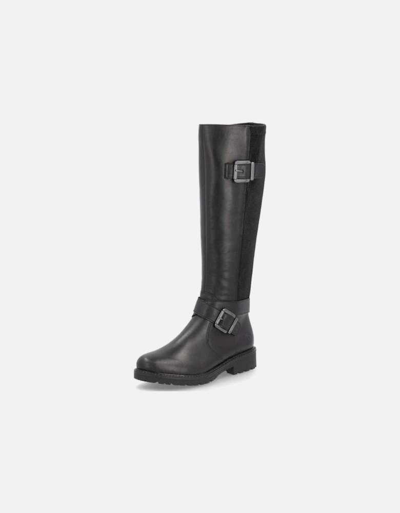 R6593-00 Long boot in black