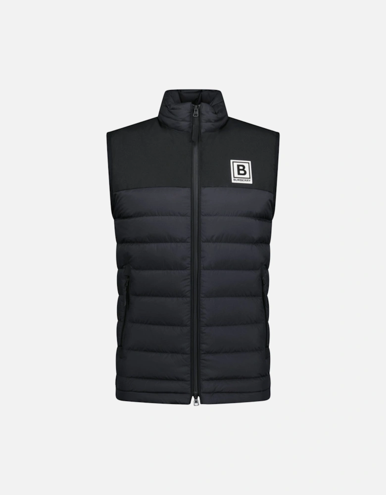 'Bracken' Down Gilet Black