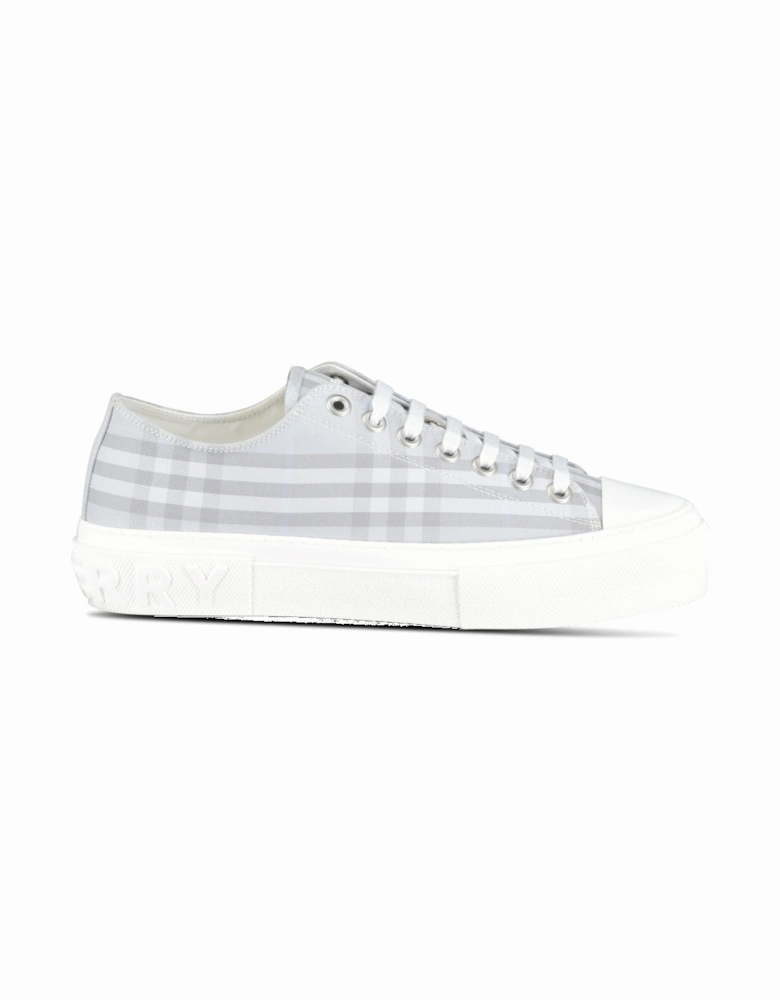 'Jack Low' Check Trainers Grey