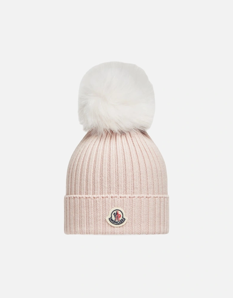 Kids Bobble Hat Pink