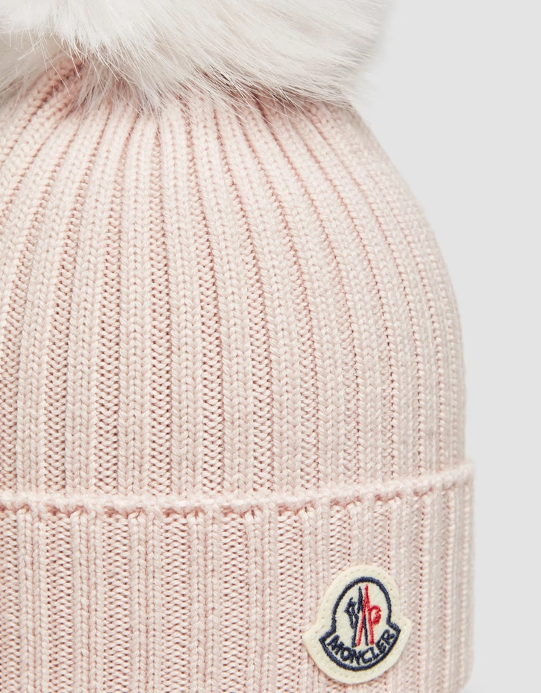 Kids Bobble Hat Pink