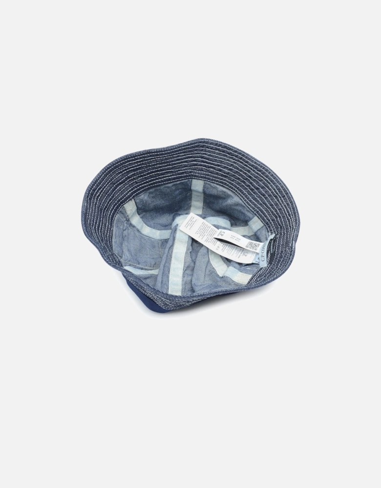 Denim 3/1 Bucket Hat Blue