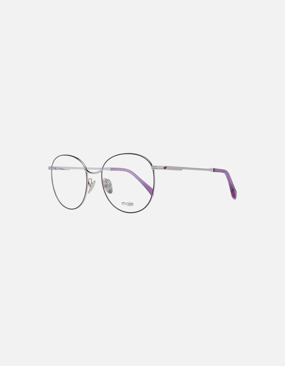Purple Metal Round Glasses with Demo Lenses - 55-19-140 Women Frames, 4 of 3