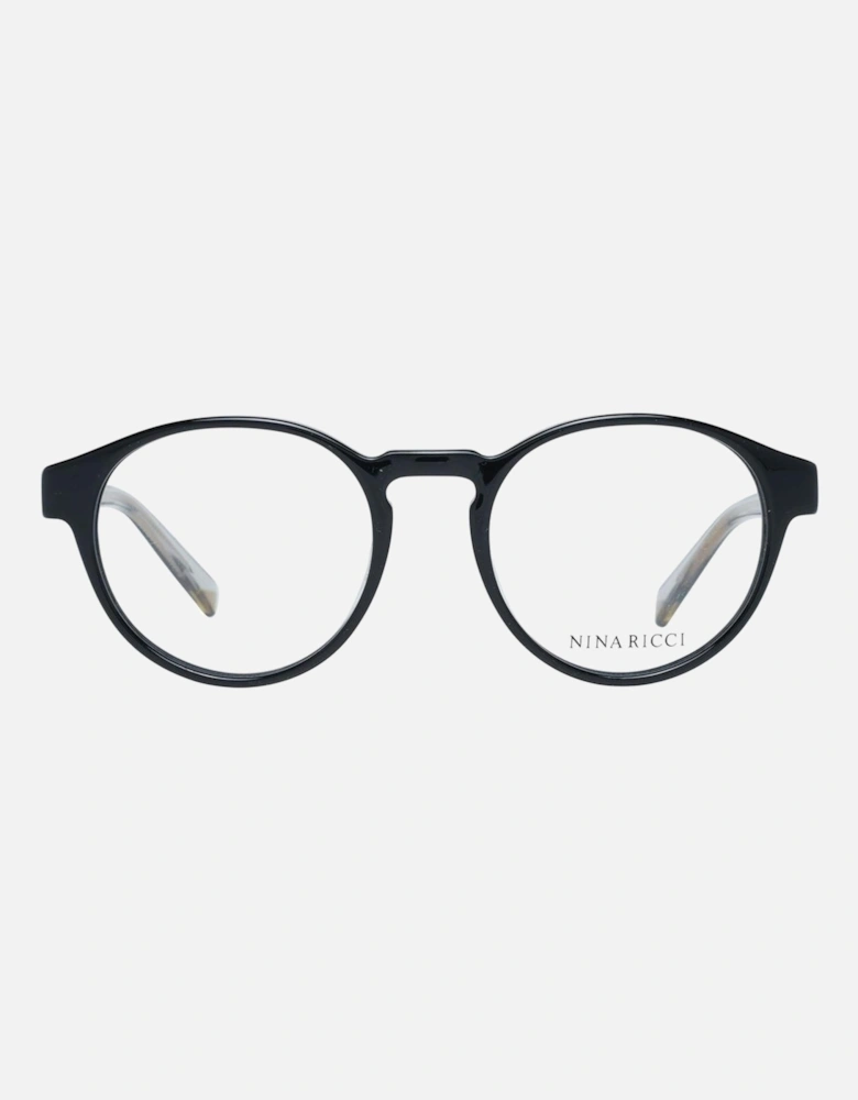 Black Plastic Frame Spring Hinge Sunglasses Women