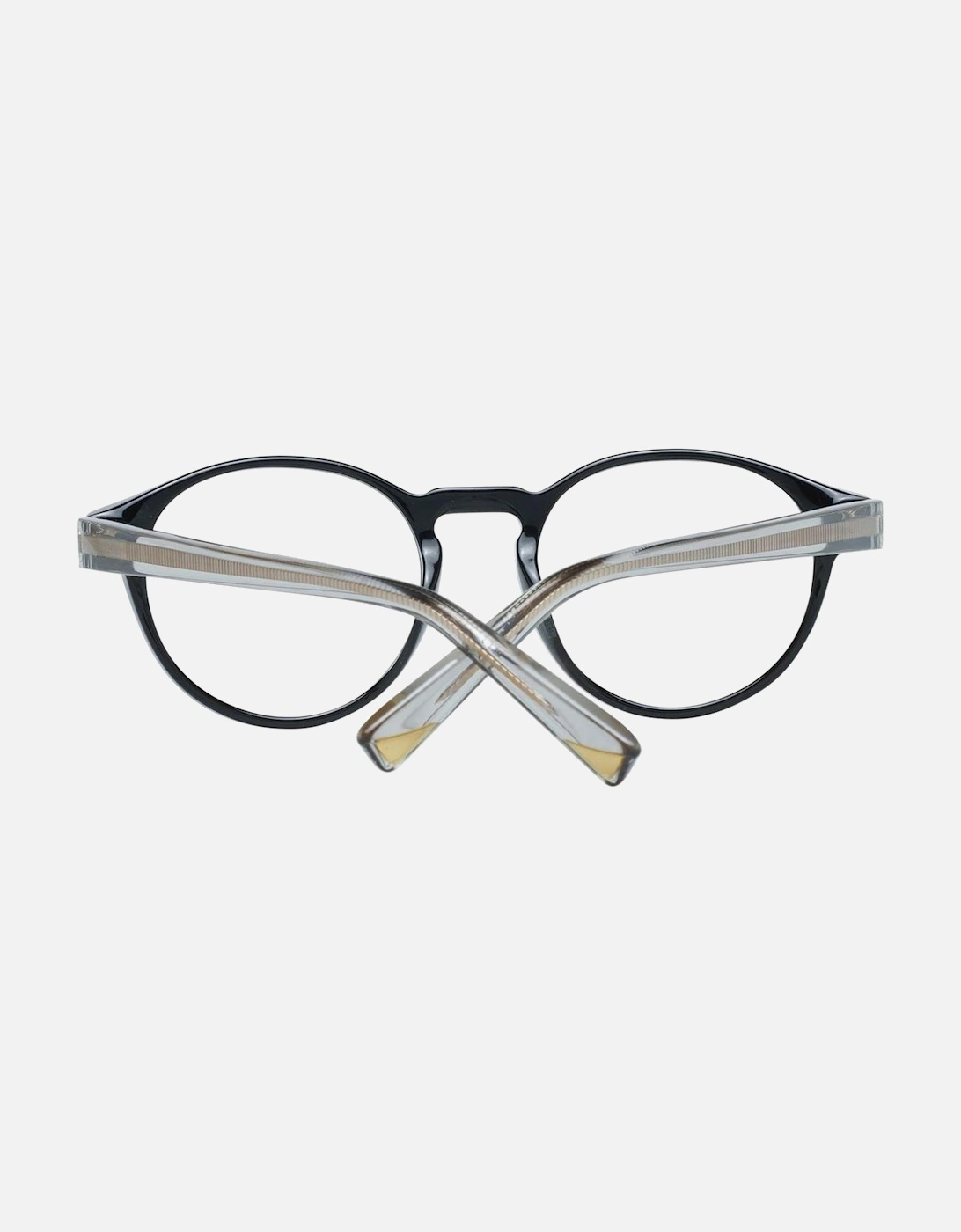 Black Plastic Frame Spring Hinge Sunglasses Women