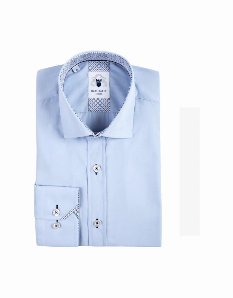 Sergio Long Sleeve Shirt - Sky