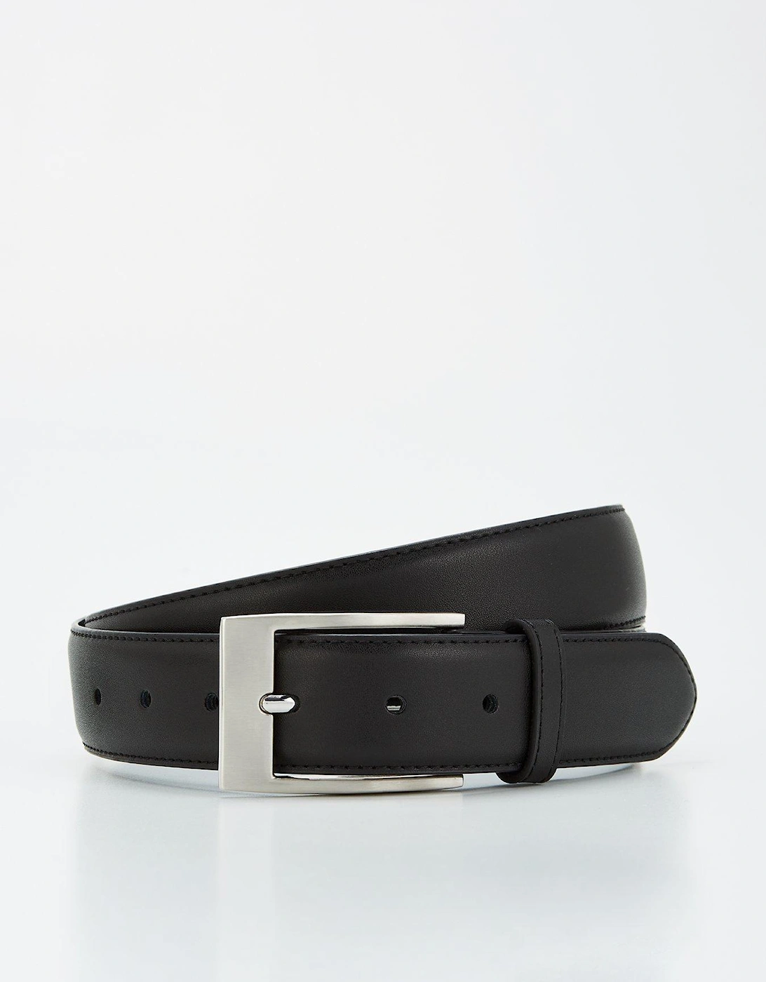 Leather Belt - Black, 2 of 1
