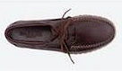 mens shoes Brixham in Mid brown waxy