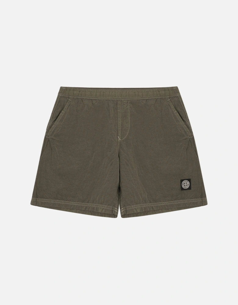 Compass Patch S0043 Swimshorts Khaki