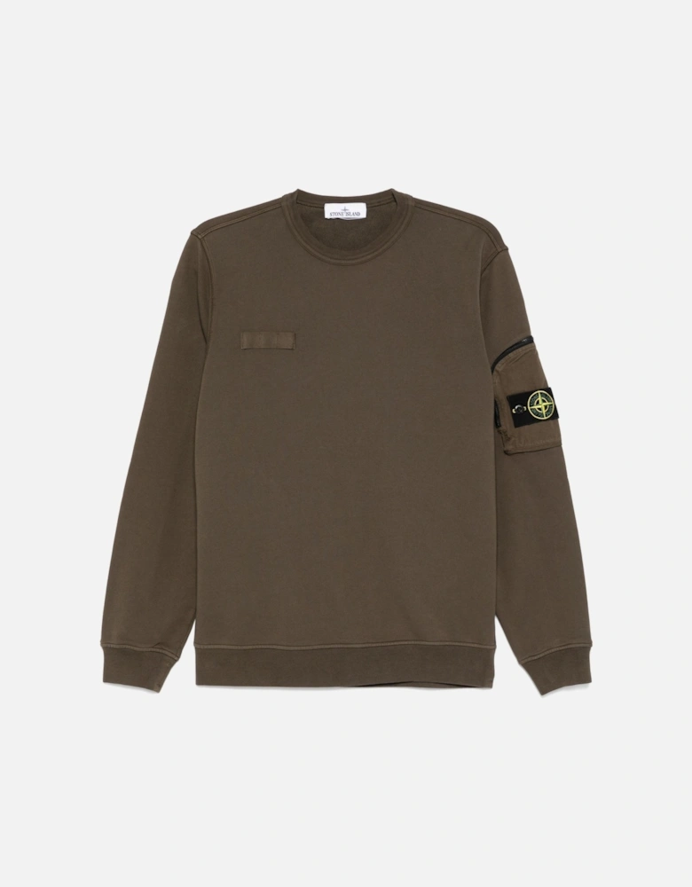 Sleeve Pocket 6100003 Sweatshirt Khaki