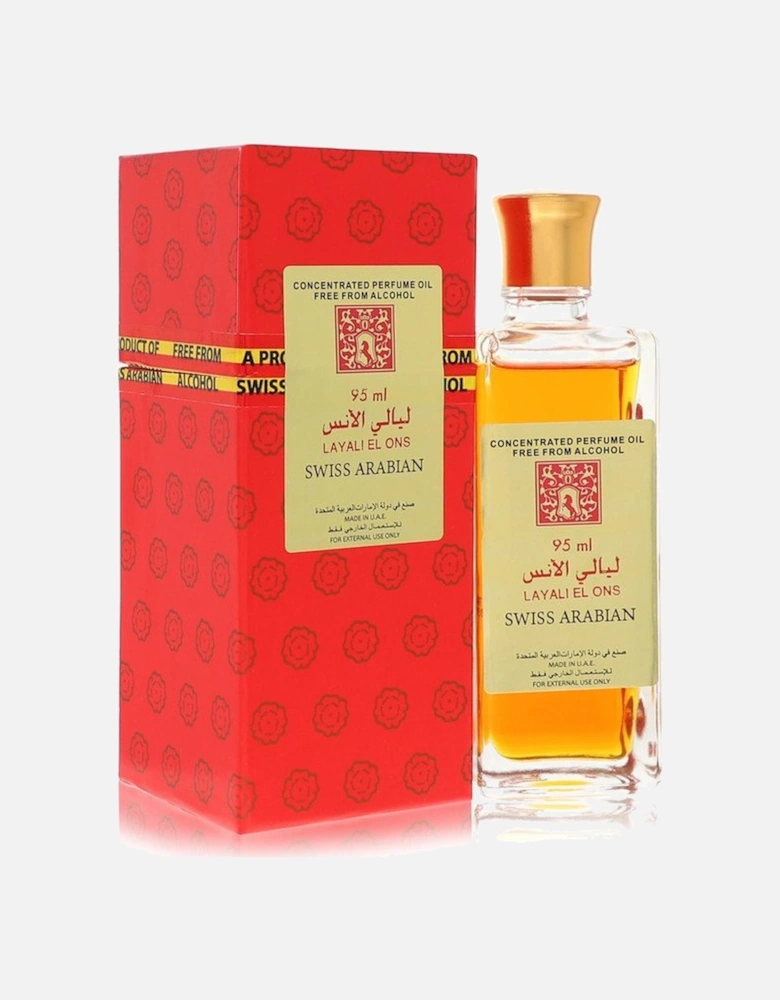 Layali El Ons by Concentrated Perfume Oil Free From Alcohol 3.21 oz