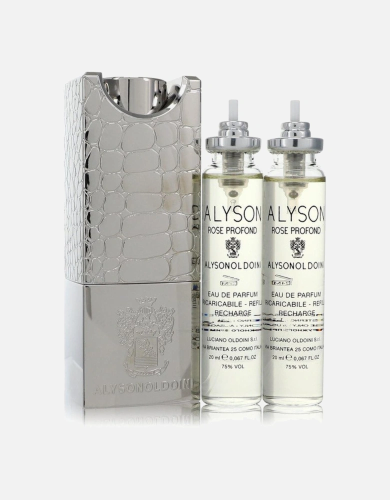 Rose Profond by  Eau De Parfum Refillable Spray Includes 3 x 20 ml