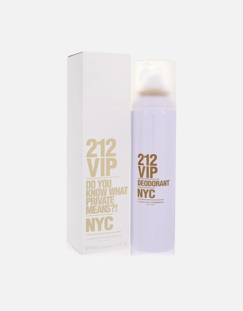 212 Vip by Deodorant Spray 5 oz for Women - Woody Tropical With A Hint