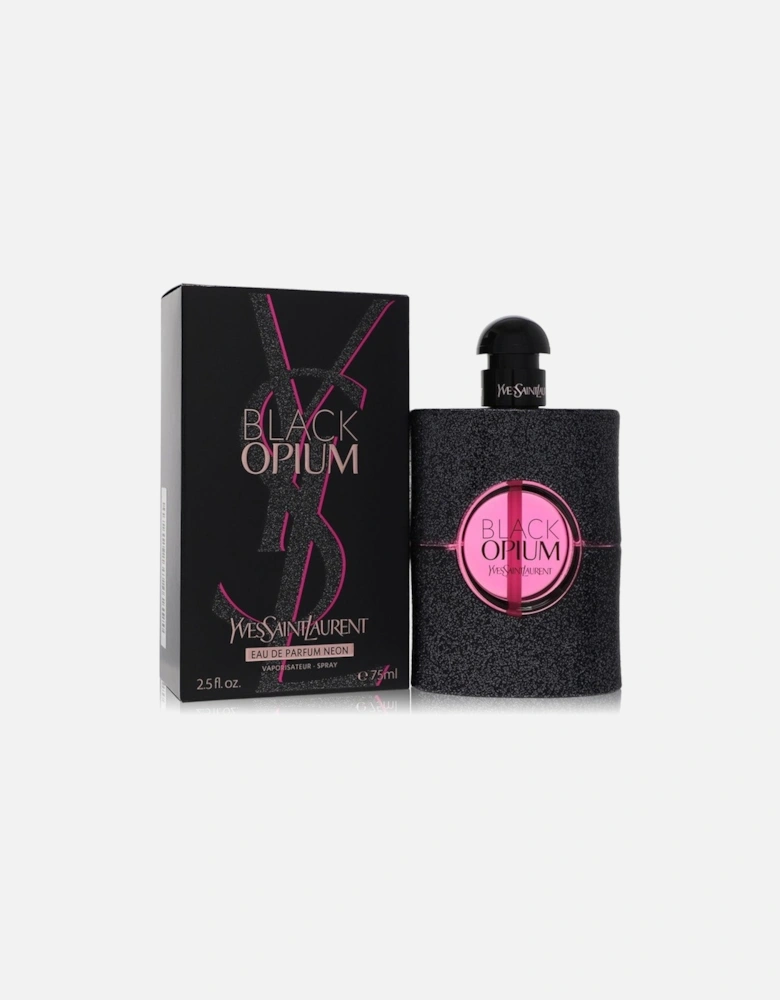 Black Opium by Eau De Parfum Neon Spray 2.5 oz for Women