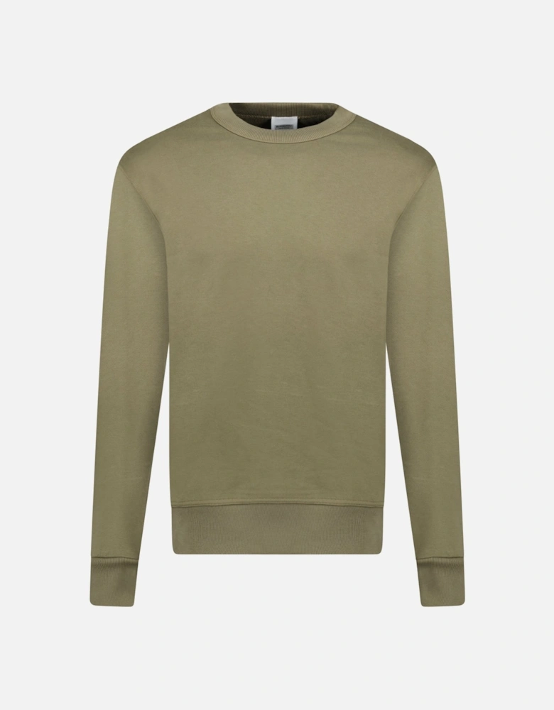 'Acklow' Rear Logo Print Sweatshirt Khaki