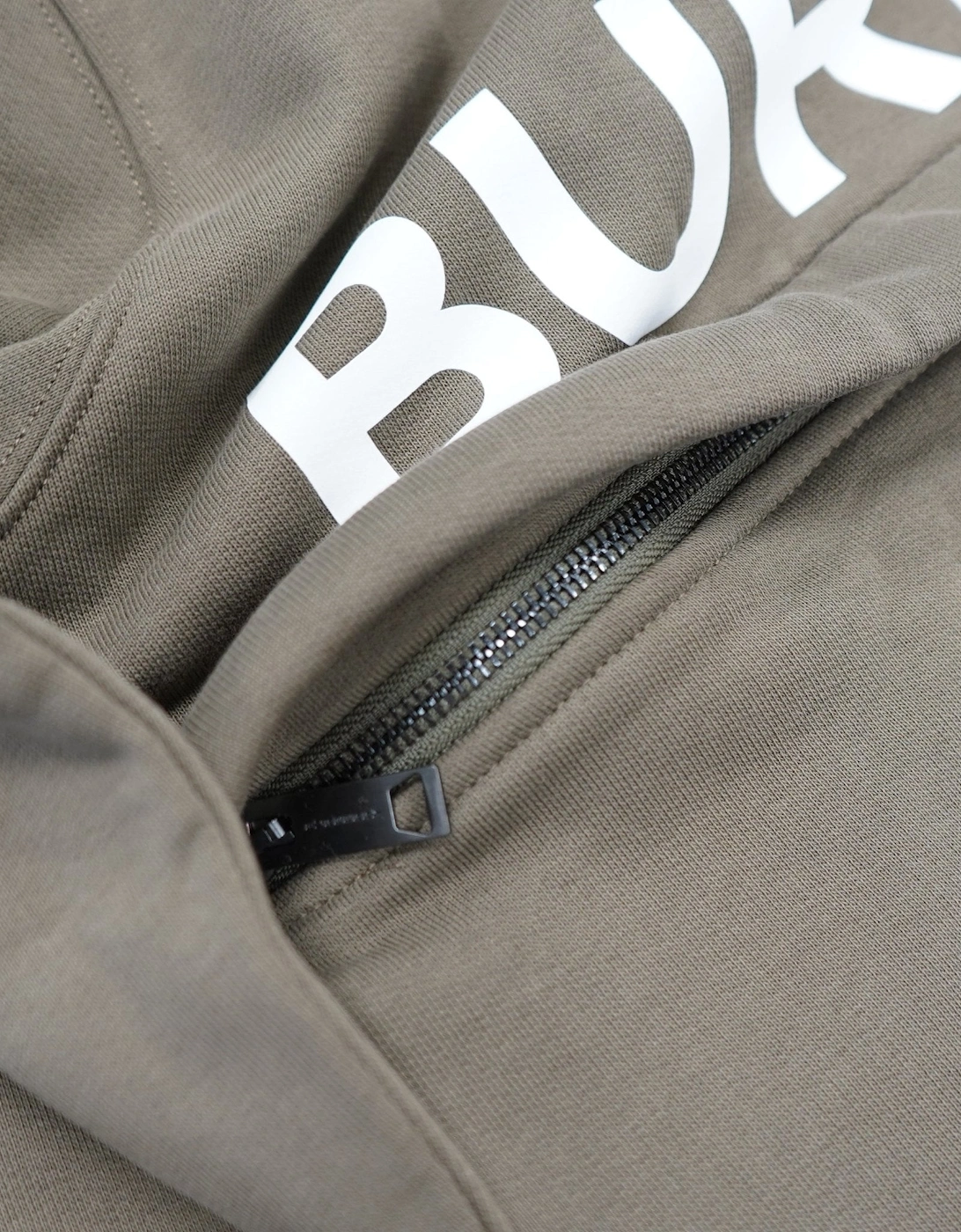 'Acklow' Rear Logo Print Sweatshirt Khaki