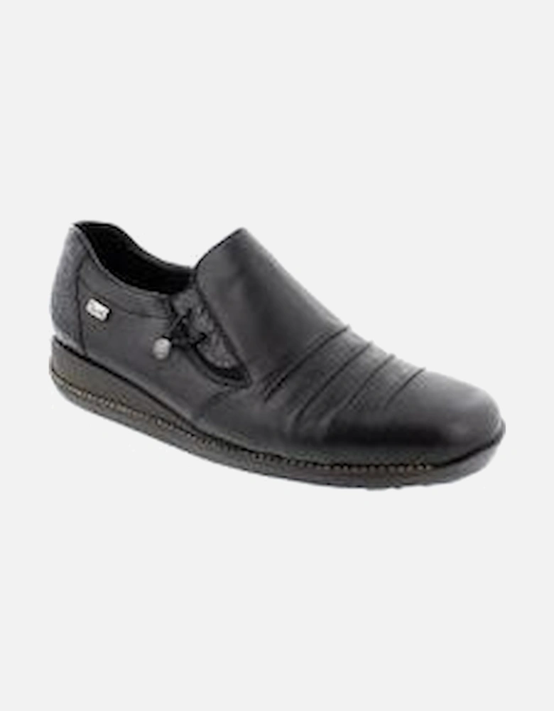 44254 00 black ladies slip on shoe waterproof