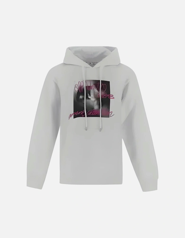 OFF-WHITE TORNADO TYPE SLIM HOODIE WHITE