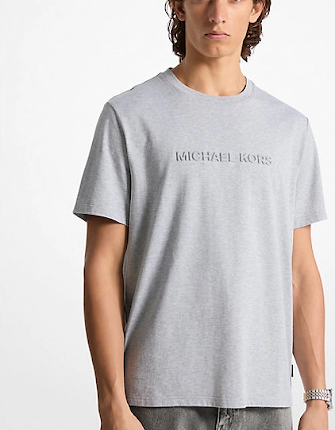 Logo Embossed Cotton T-Shirt, 2 of 1
