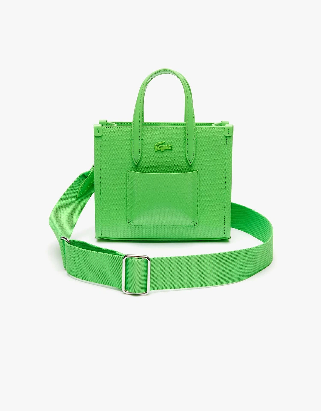 Lacoste Women's Mini Chantaco Leather Tote Bag - Green - Size: ONE size