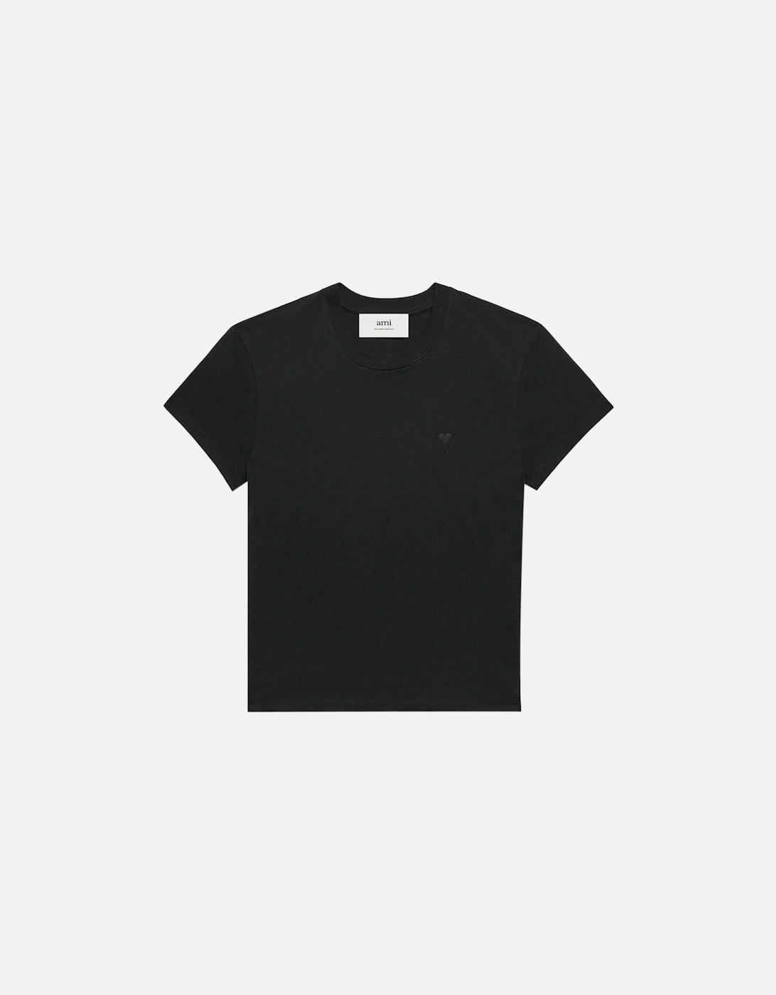 Tonal Heart T-Shirt Black, 7 of 6