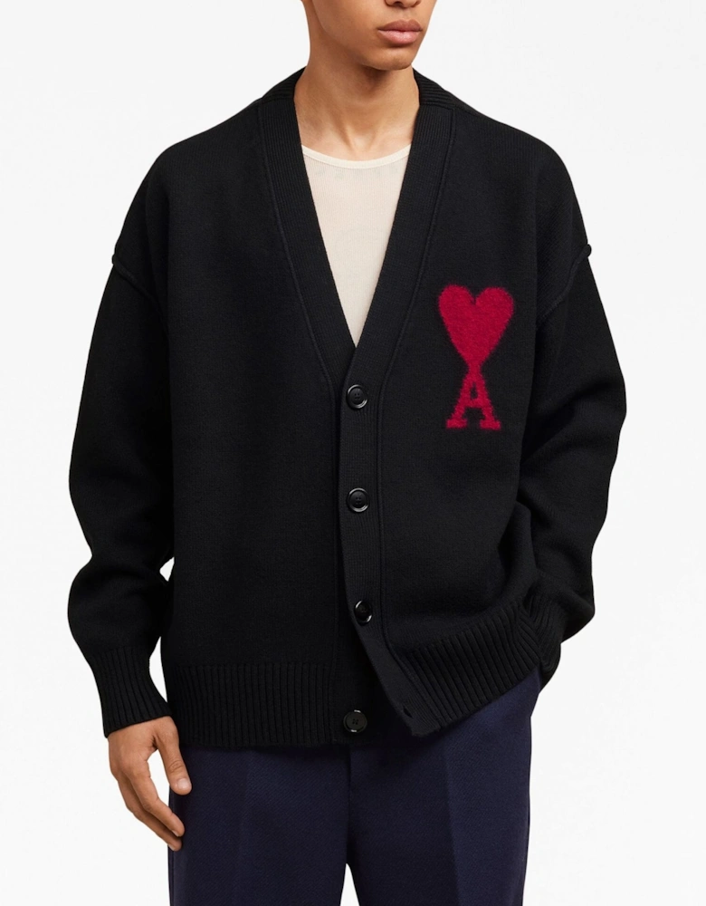 Red ADC Cardigan Black