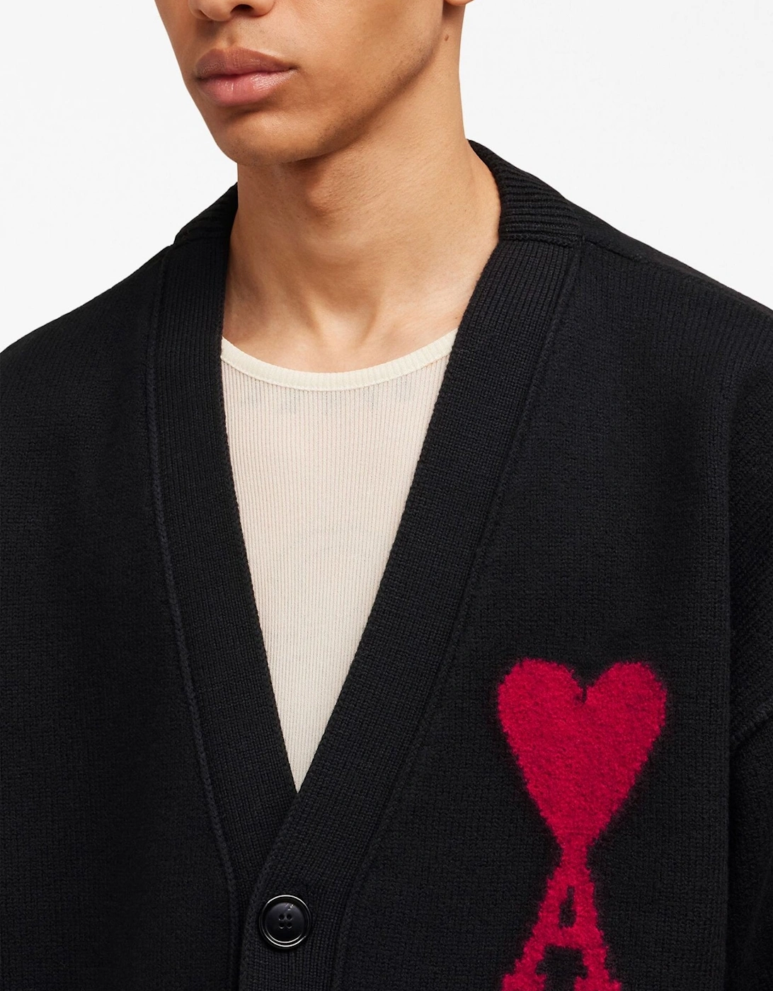 Red ADC Cardigan Black