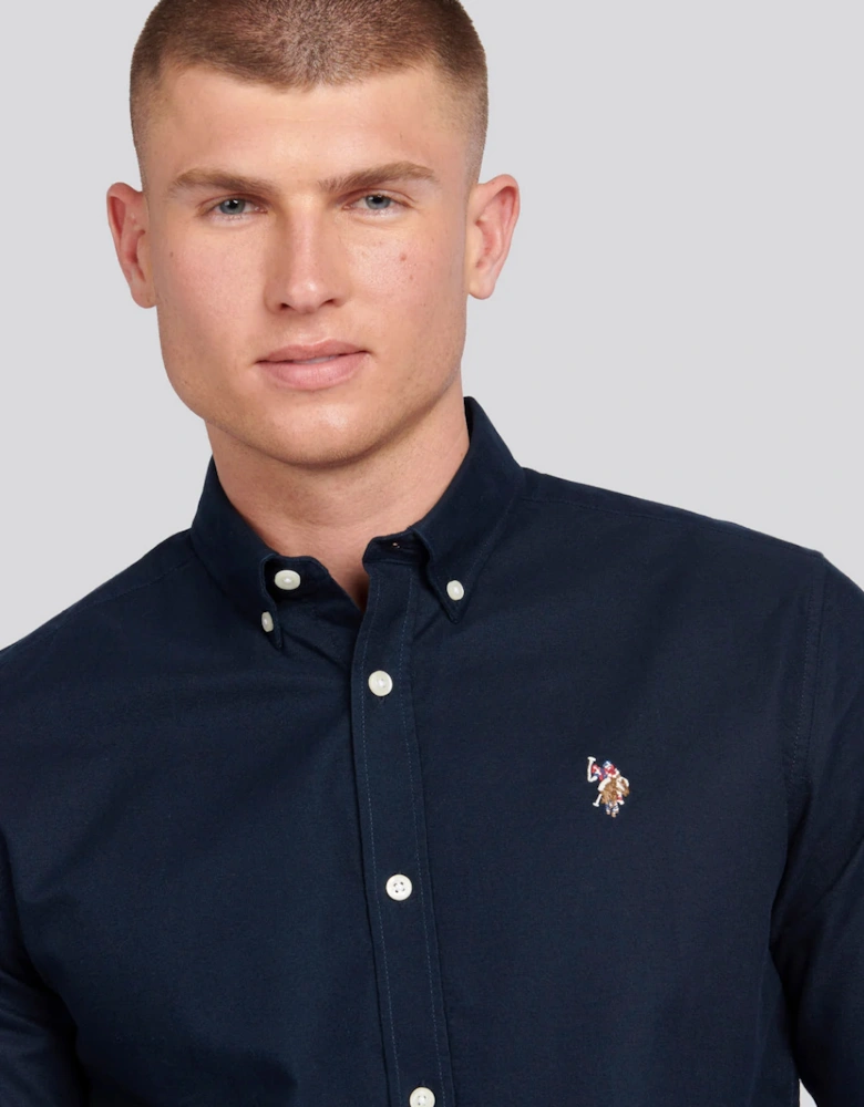 U S Polo Assn Men's Oxford Shirt Dark Sapphire Navy