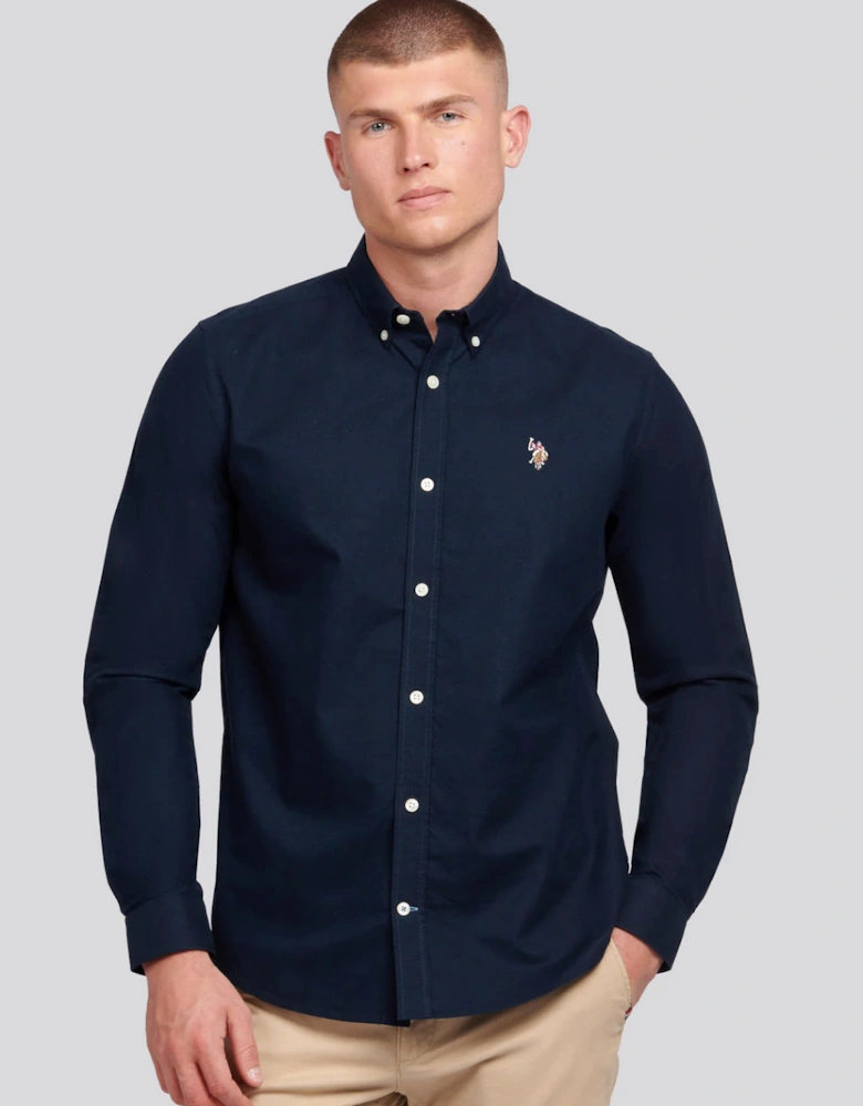 U S Polo Assn Men's Oxford Shirt Dark Sapphire Navy