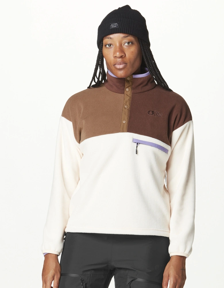 Women's Arcca 1/4 Fleece Vanilla Cocoa Chicory