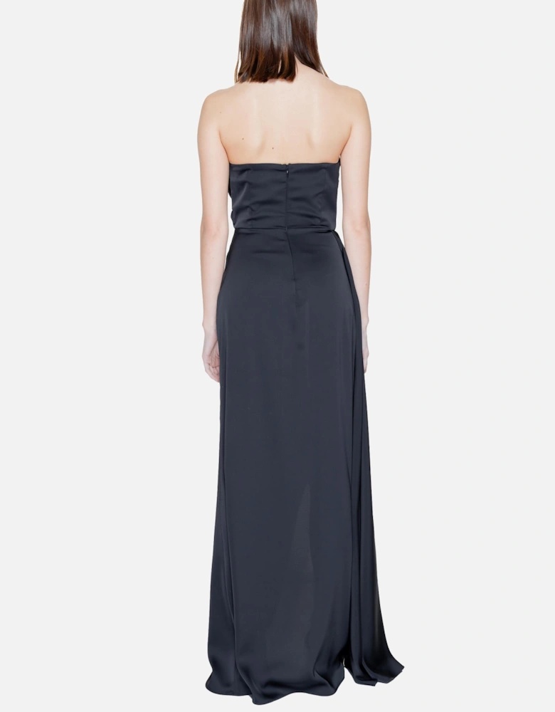 Black Sleeveless Sweetheart Neckline Dress Women Dresses