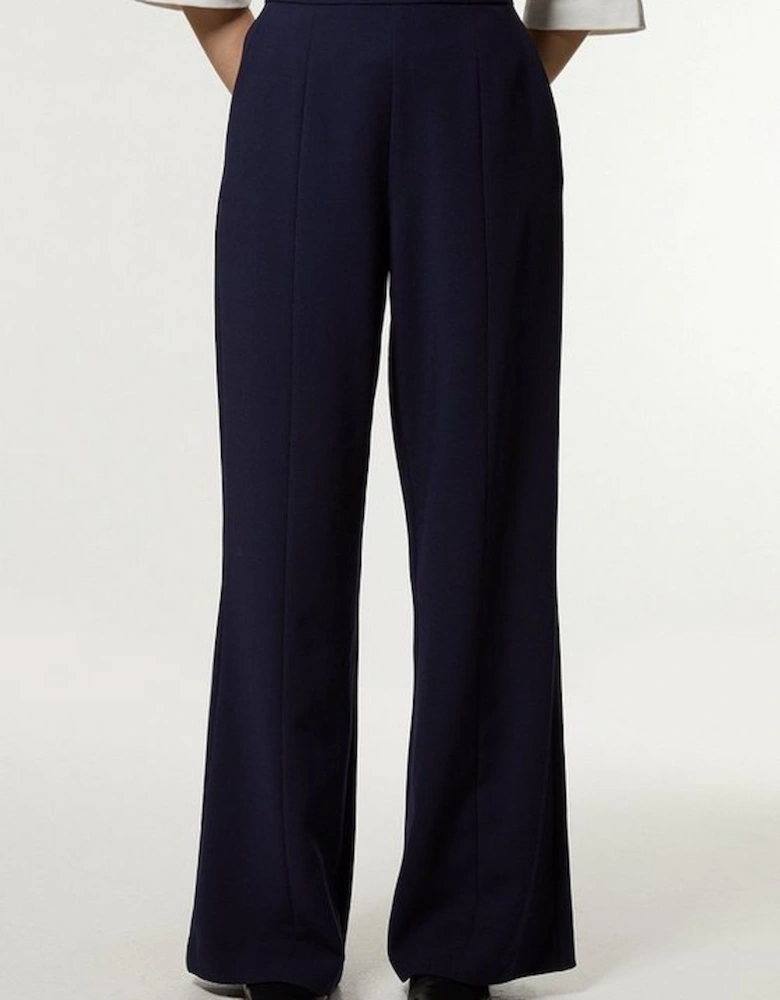 Compact Stretch Tailored Straight Leg Trouser